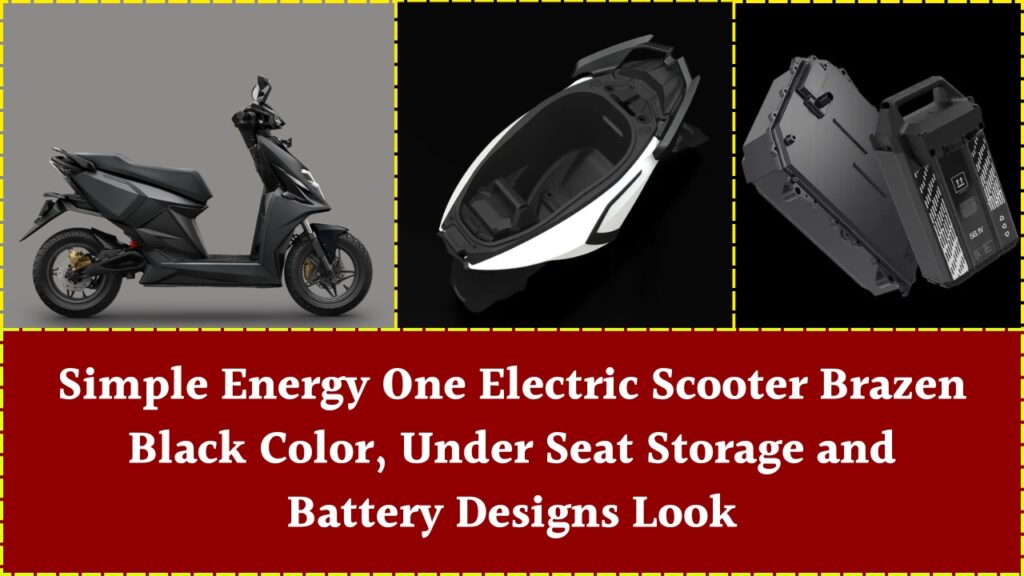 Simple energy One Electric Scooter design and look